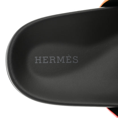 Hermes Suede Goatskin Womens Chypre Sandals 38 Rouge Ecarlate 7 of 9