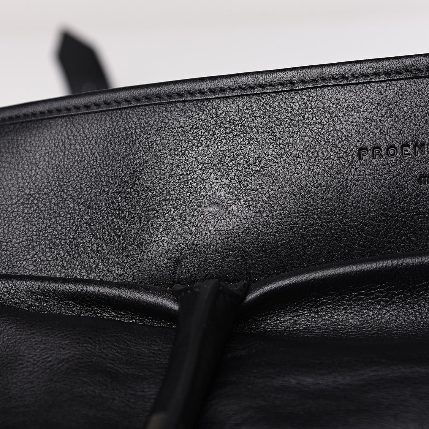 Calfskin Straw PS1 Keep All Black