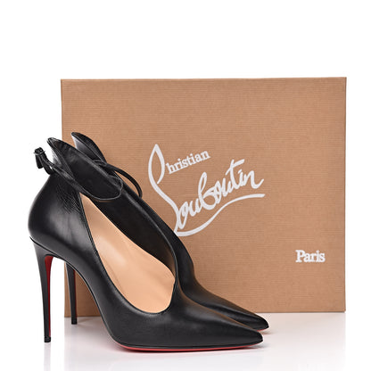 Christian Louboutin Shiny Calfskin Vampydoly 100 Pumps 37.5 Black 11 of 11