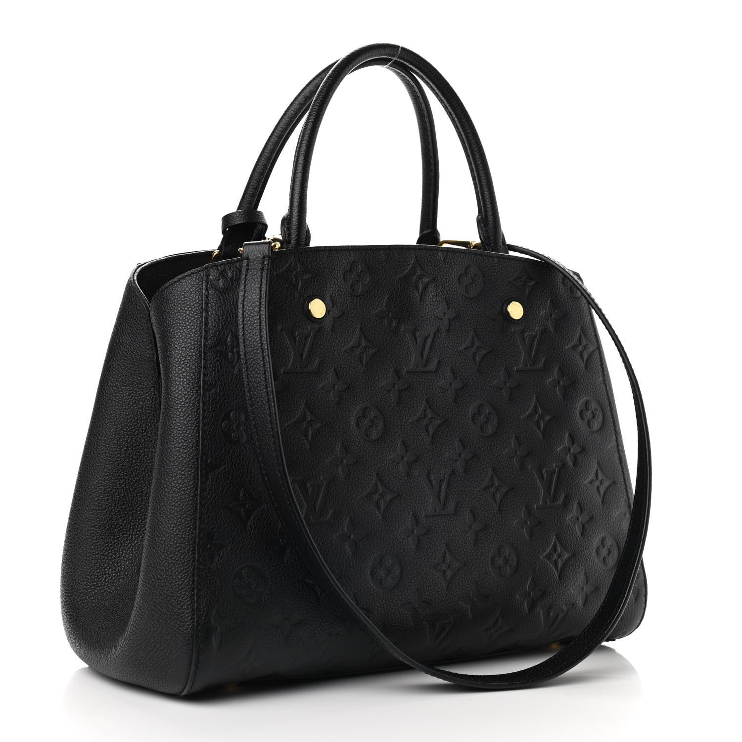 Louis Vuitton Empreinte Montaigne MM Black 3 of 10