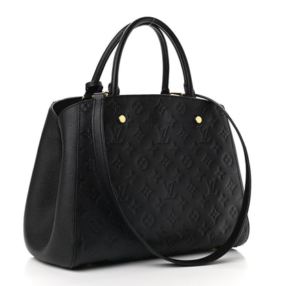 Louis Vuitton Empreinte Montaigne MM Black 3 of 10