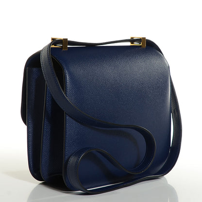 Hermes Epsom Constance 24 Bleu Saphir 3 of 14