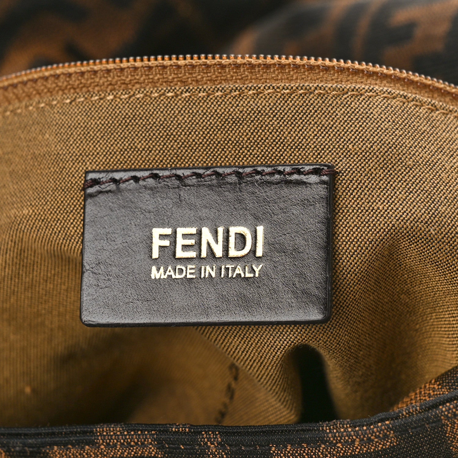 Fendi Zucca Enamel Big Forever Mama Baguette Tobacco Rosso 6 of 10