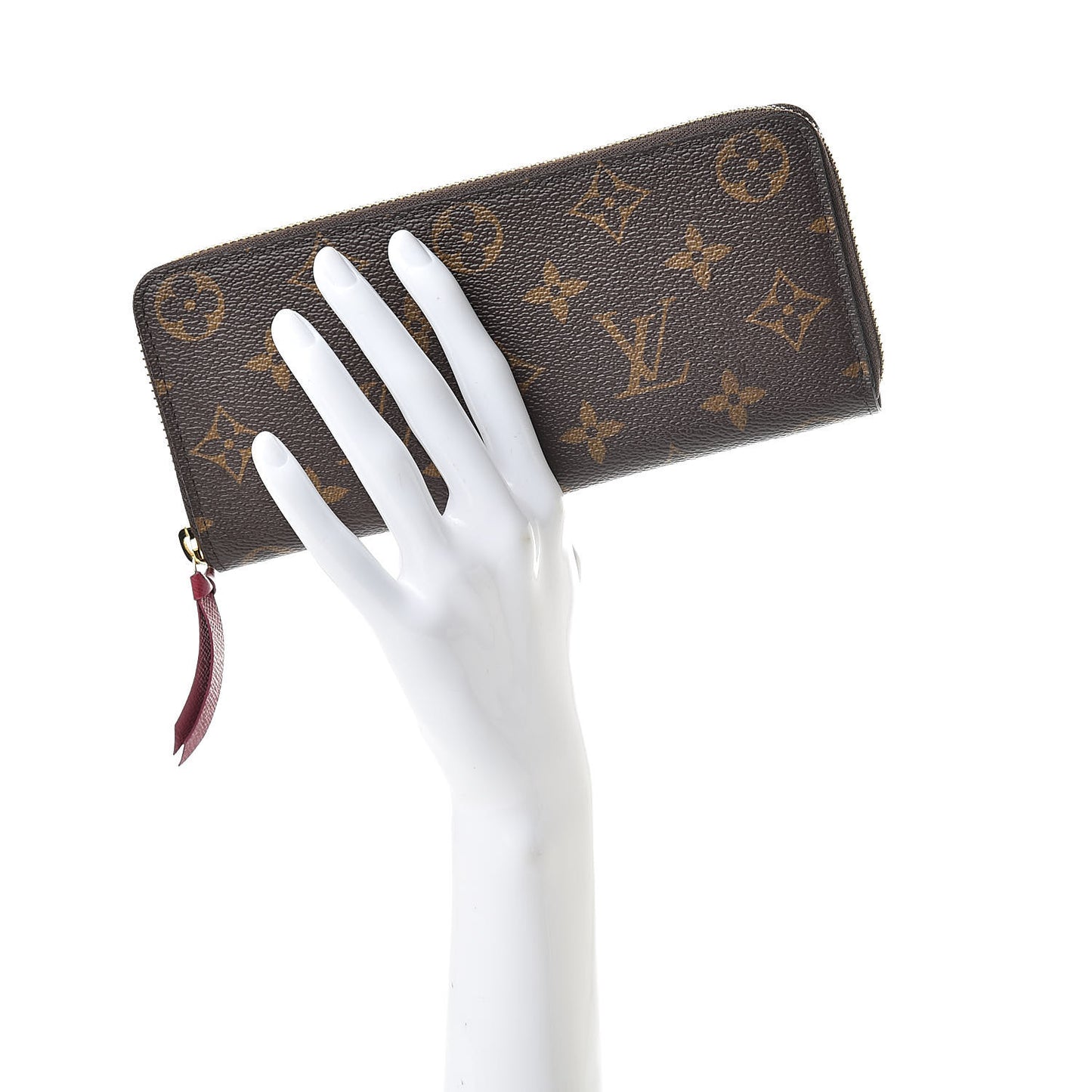 Monogram Clemence Wallet Fuchsia