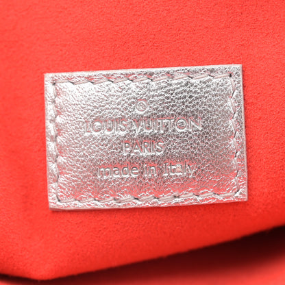 Louis Vuitton Metallic Lambskin Embossed Monogram Coussin PM Silver 6 of 9