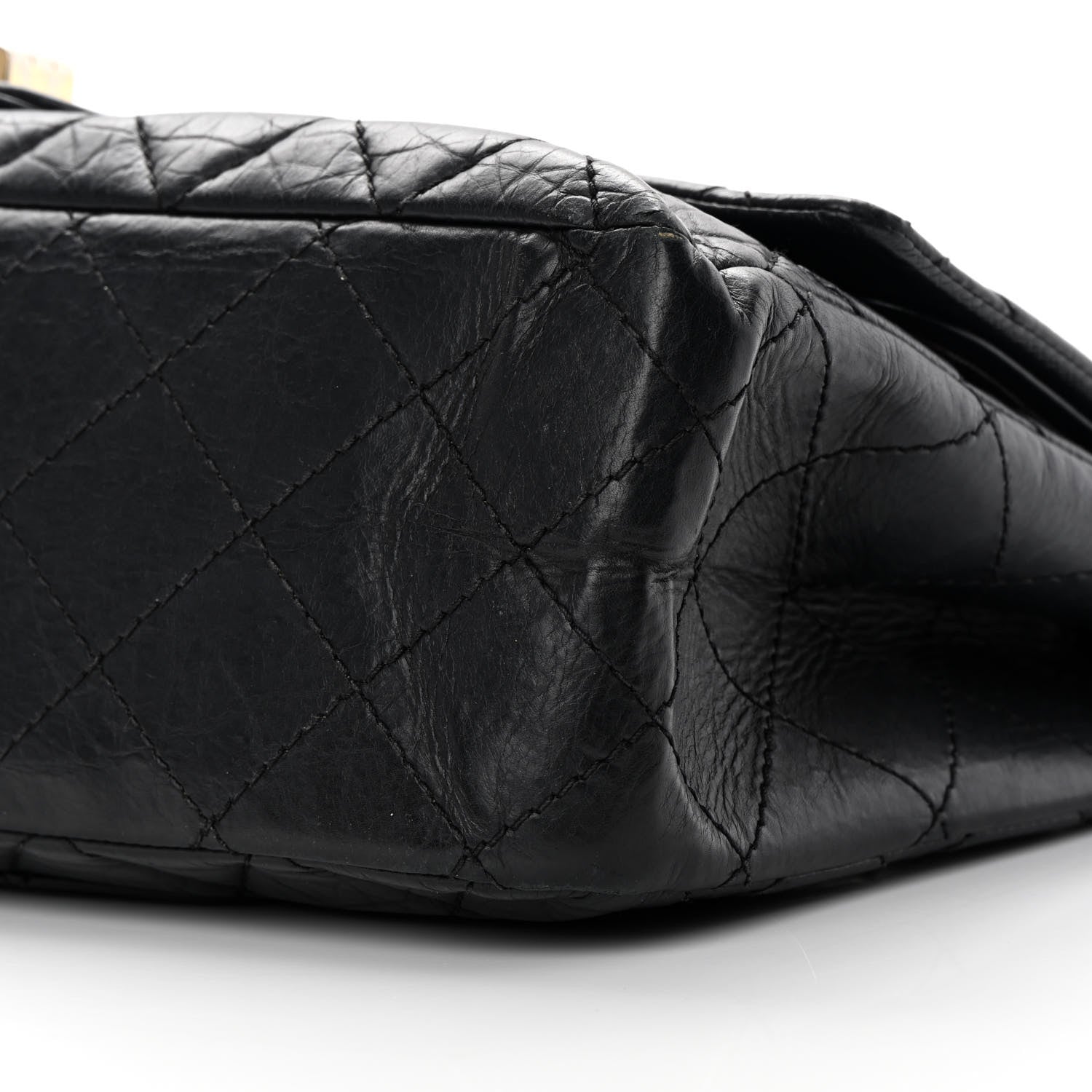 Chanel Aged Calfskin Quilted 2.55 Reissue 227 Flap Black 10 of 18