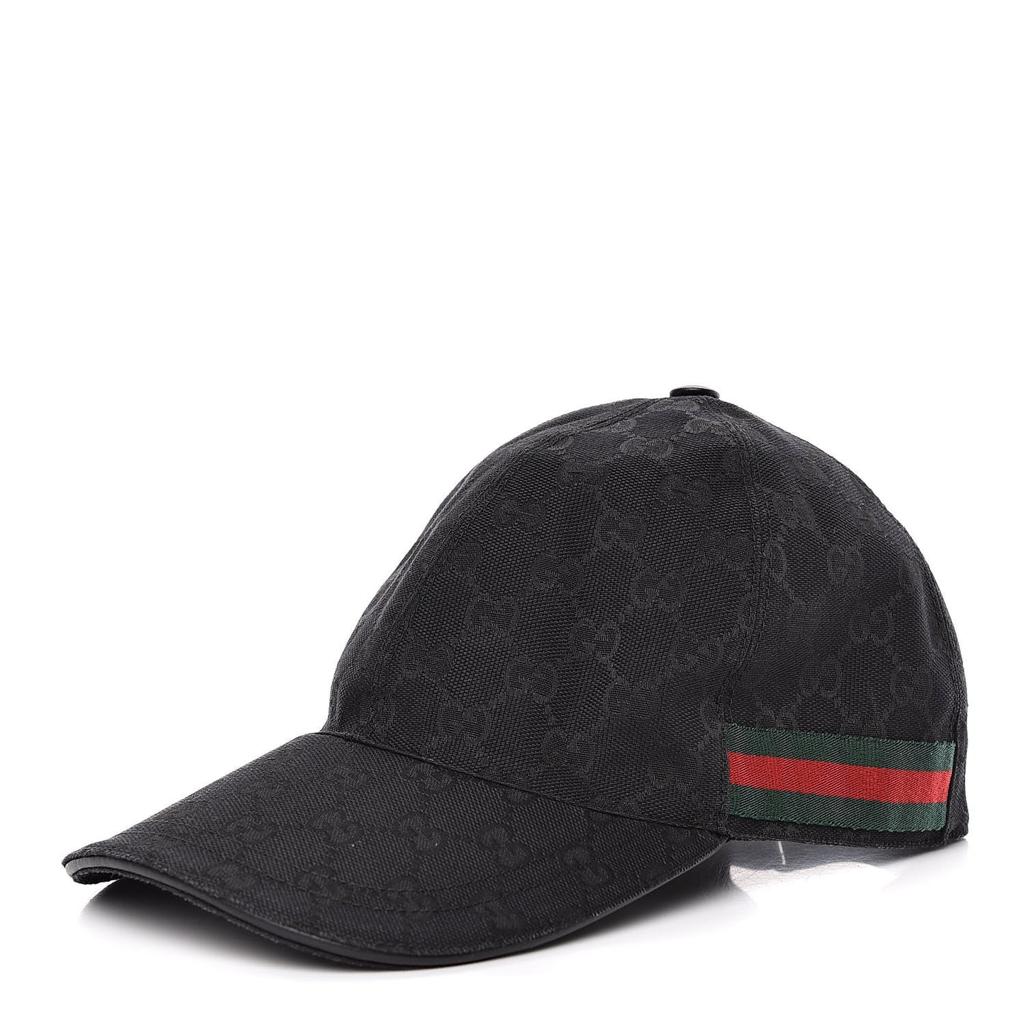 Monogram Web Baseball Hat S Black