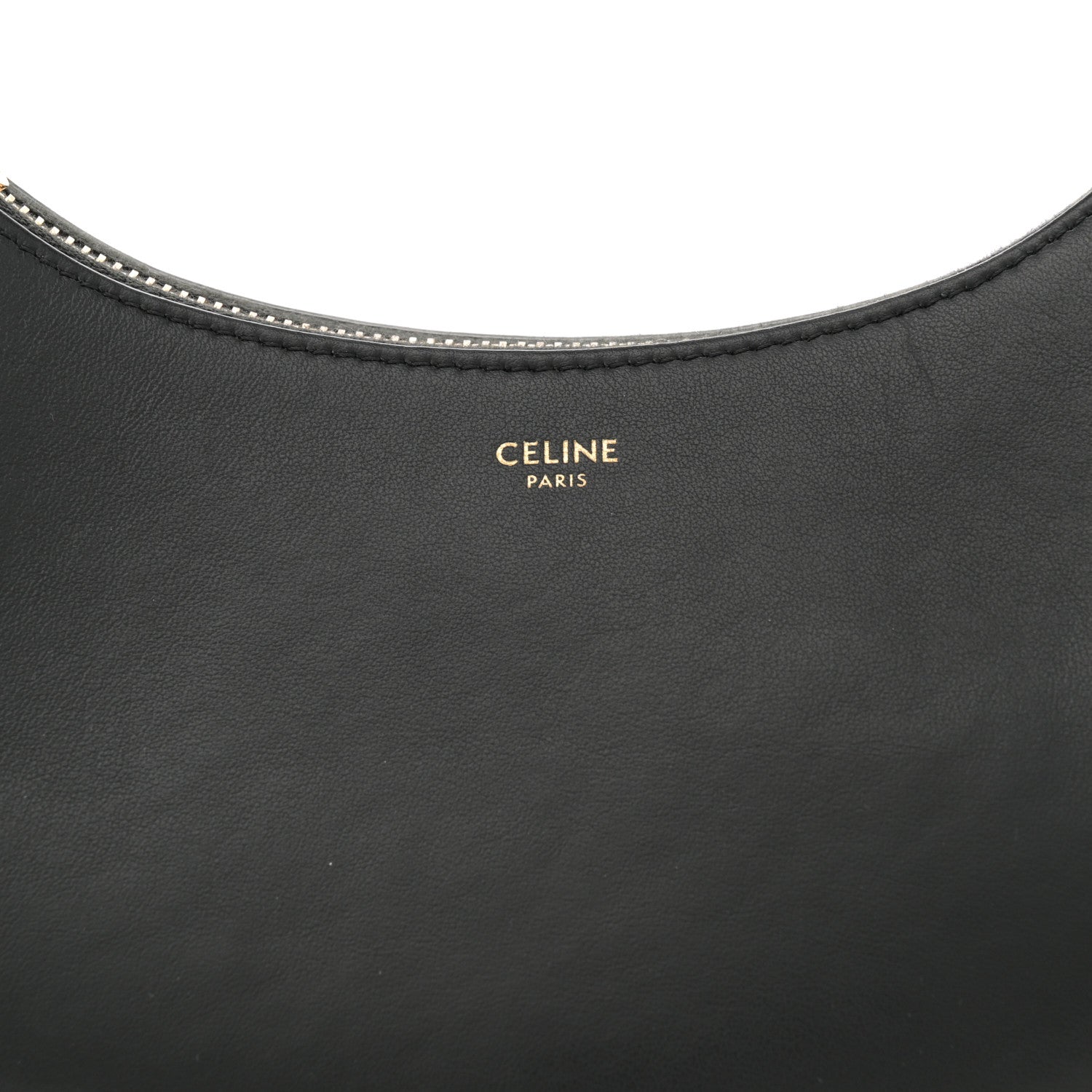 Celine Smooth Calfskin Medium Strap Ava Shoulder Bag Black 7 of 9