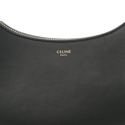 Celine Smooth Calfskin Medium Strap Ava Shoulder Bag Black 7 of 9