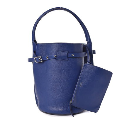 Celine Supple Grained Calfskin Big Bag Bucket Cobalt 1 of 12