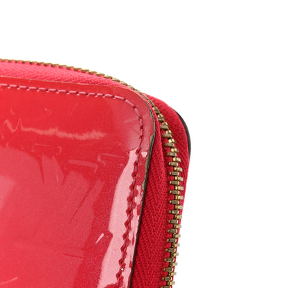 Louis Vuitton Vernis Zippy Wallet Rose Litchi 10 of 13