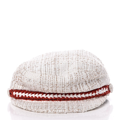 Chanel Wool Cap Hat S Ivory 3 of 7