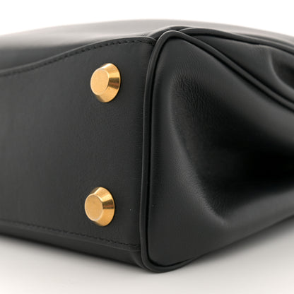 Balenciaga Natural Smooth Calfskin Small Rodeo Top Handle Handbag Black 9 of 11