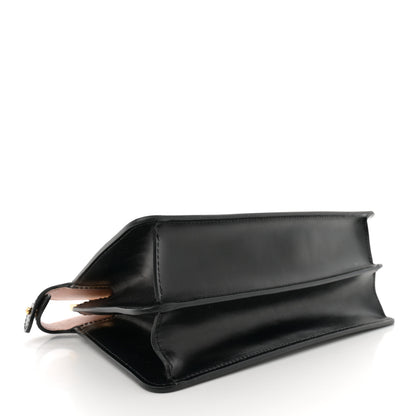 Fendi Vitello King Luxor Shiny Nappa Medium Peekaboo I SEE U East West Satchel Black Light Rose 4 of 10