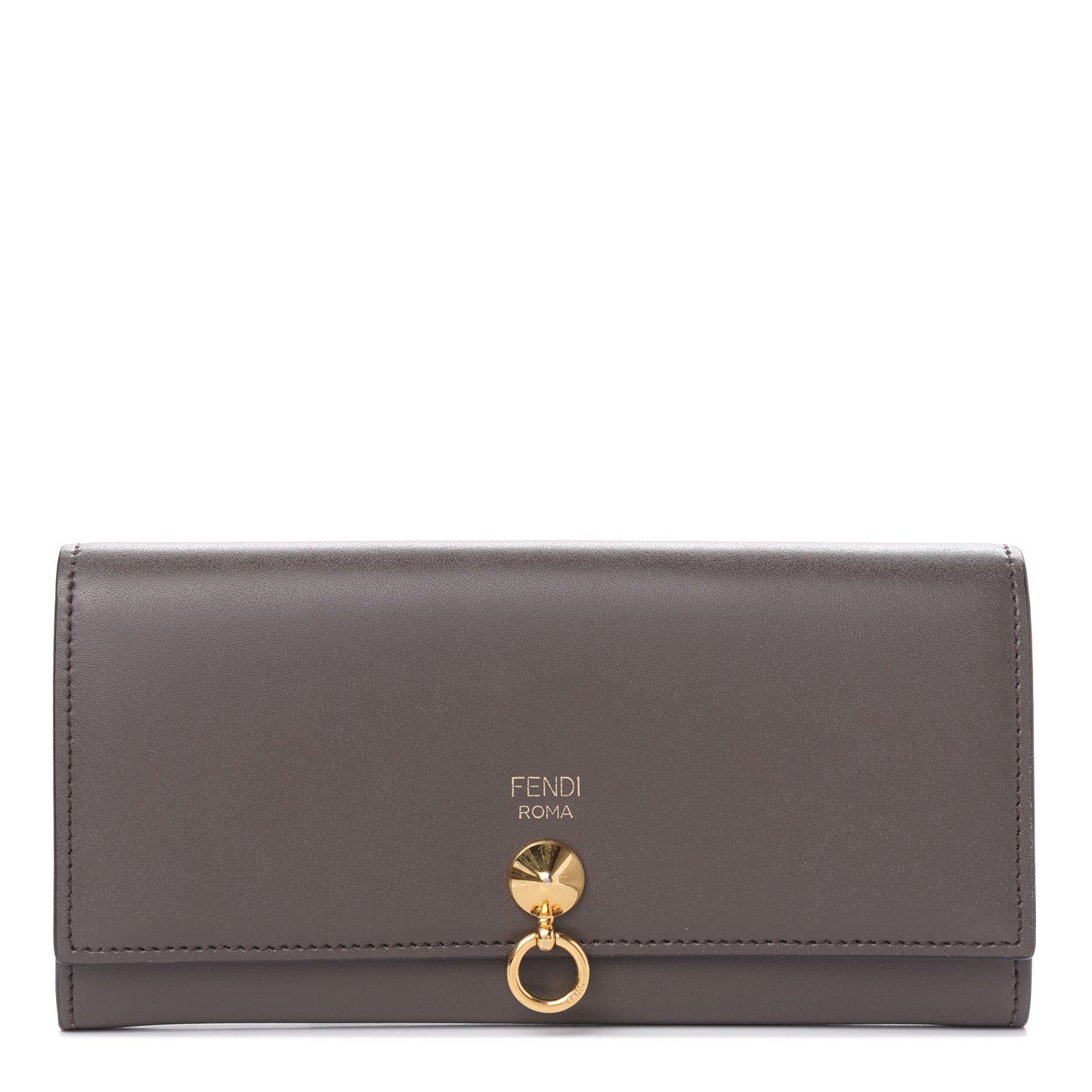 Vitello Liberty Century Lucido By The Way Continental Wallet Carbone