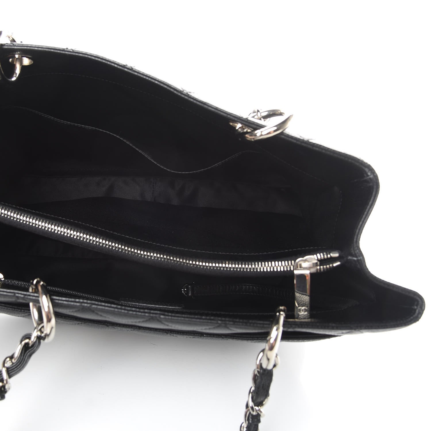 Chanel Caviar Quilted Grand Shopping Tote GST Black 5 of 14