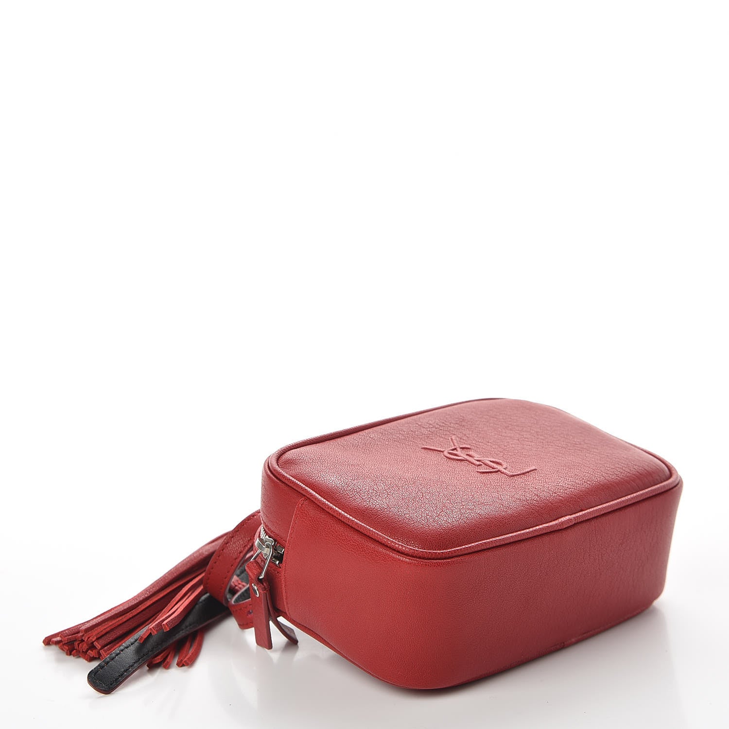 Saint Laurent Lambskin Monogram Lou Belt Bag Rouge Eros 3 of 8