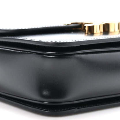 Celine Shiny Calfskin Teen Triomphe Black 8 of 10
