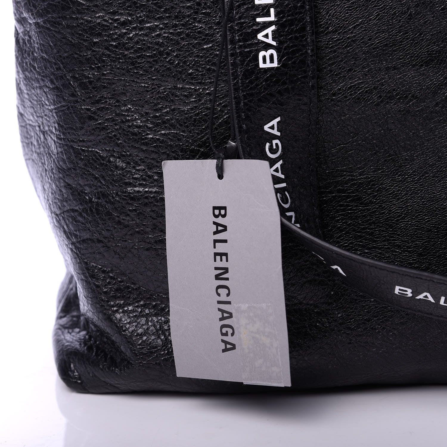 Balenciaga Agneau Logo Printed Carry Tote S Black 10 of 11