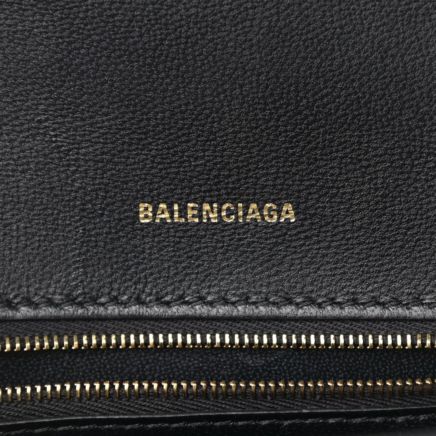Balenciaga Shiny Box Calfskin Small Hourglass Top Handle Bag Black 6 of 12