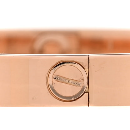Cartier 18K Yellow Gold 4 Diamond LOVE Bracelet 17 6 of 8