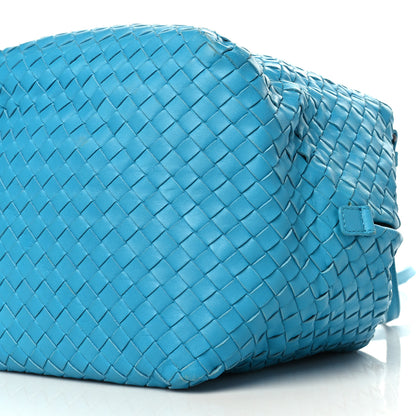 Bottega Veneta Nappa Intrecciato Cube Messenger Turquoise 8 of 8