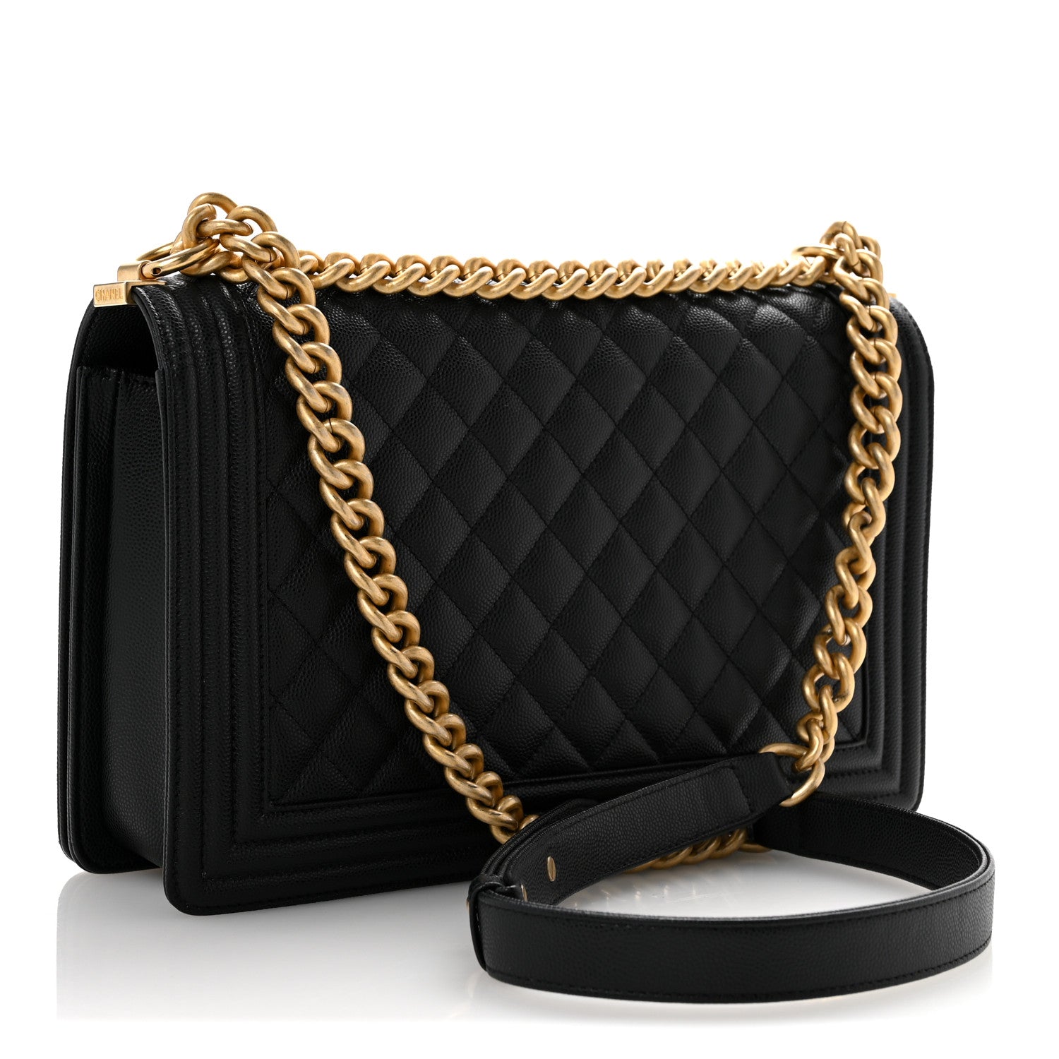 Chanel Caviar Quilted New Medium Boy Flap Black 3 of 13