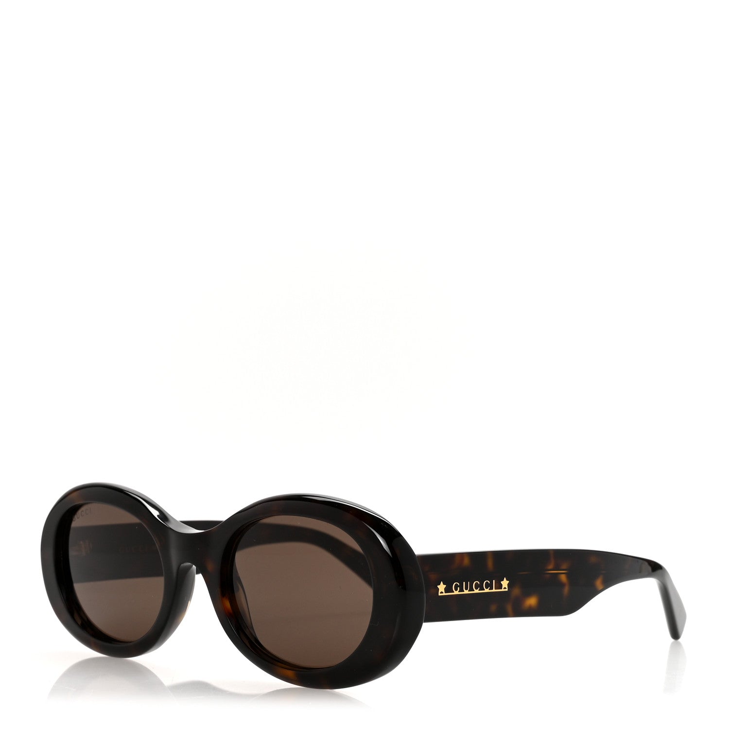 Gucci Acetate Oval Frame GG1587S Sunglasses Havana 2 of 16