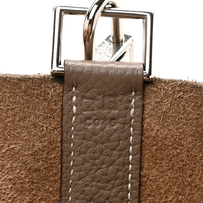 Hermes Taurillon Clemence Picotin Lock TGM Etoupe 6 of 13