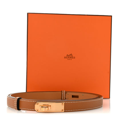 Hermes Epsom Kelly Belt Gold 5 of 5