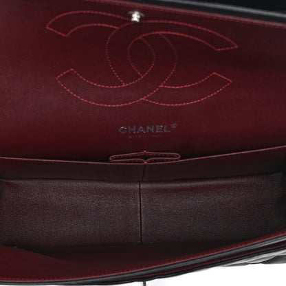 Chanel Lambskin Quilted Jumbo Double Flap Black 5 of 10