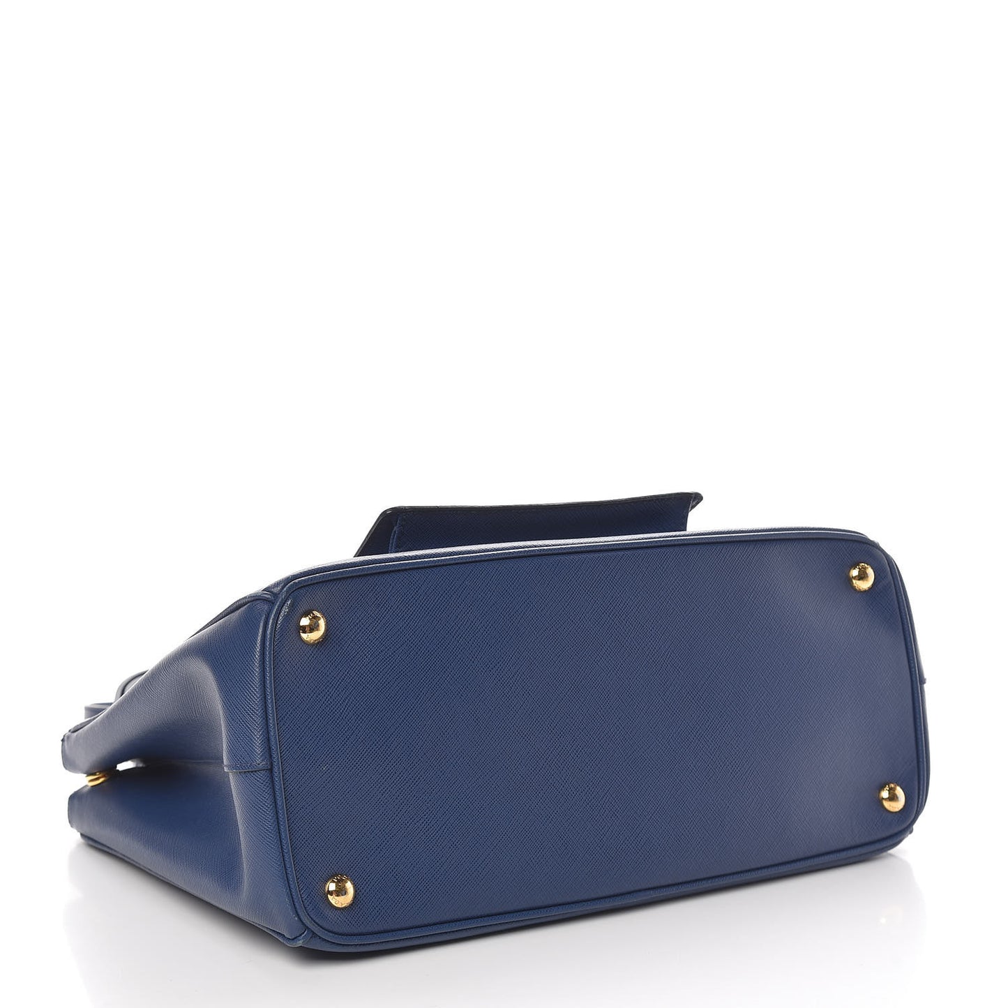 Saffiano Lux Galleria Front Pocket Tote Bluette Cobalto