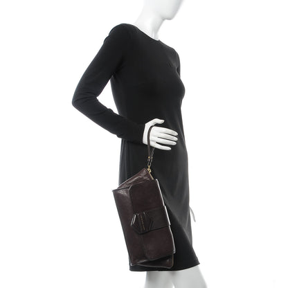 Marc Jacobs MARC by Lambskin Flap Zip Clutch Burgundy 2 of 8