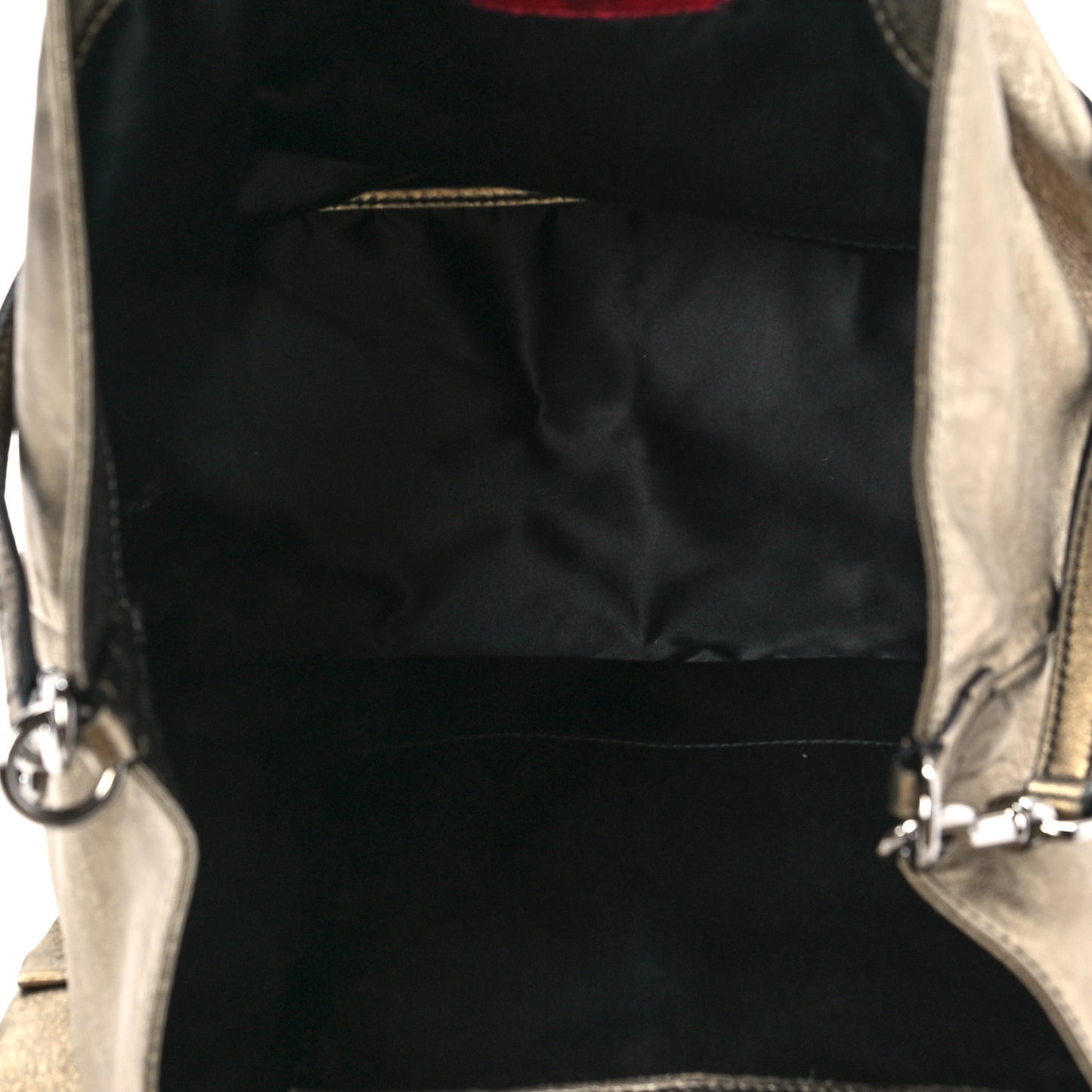 Metallic Nappa Petale Tote Gold