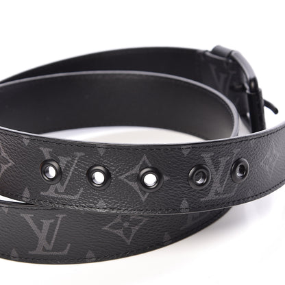Louis Vuitton Monogram Eclipse 35 MM Voyager Belt 95 36 4 of 7