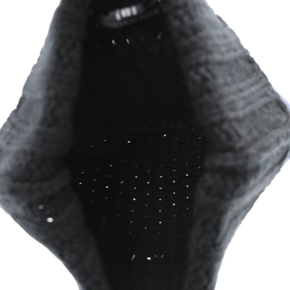 Chanel Cashmere CC Shooting Star Beanie Hat Navy Black 4 of 6