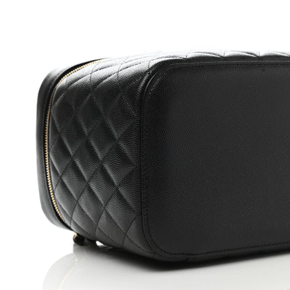 Chanel Caviar Quilted Large Vanity Pouch Black 8 of 10