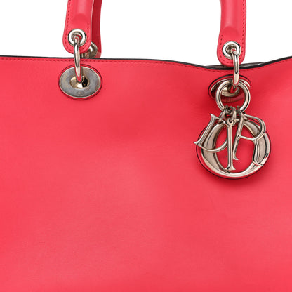 Christian Dior CHRISTIAN DIOR Smooth Calfskin Medium Diorissimo Tote Fuchsia 8 of 11