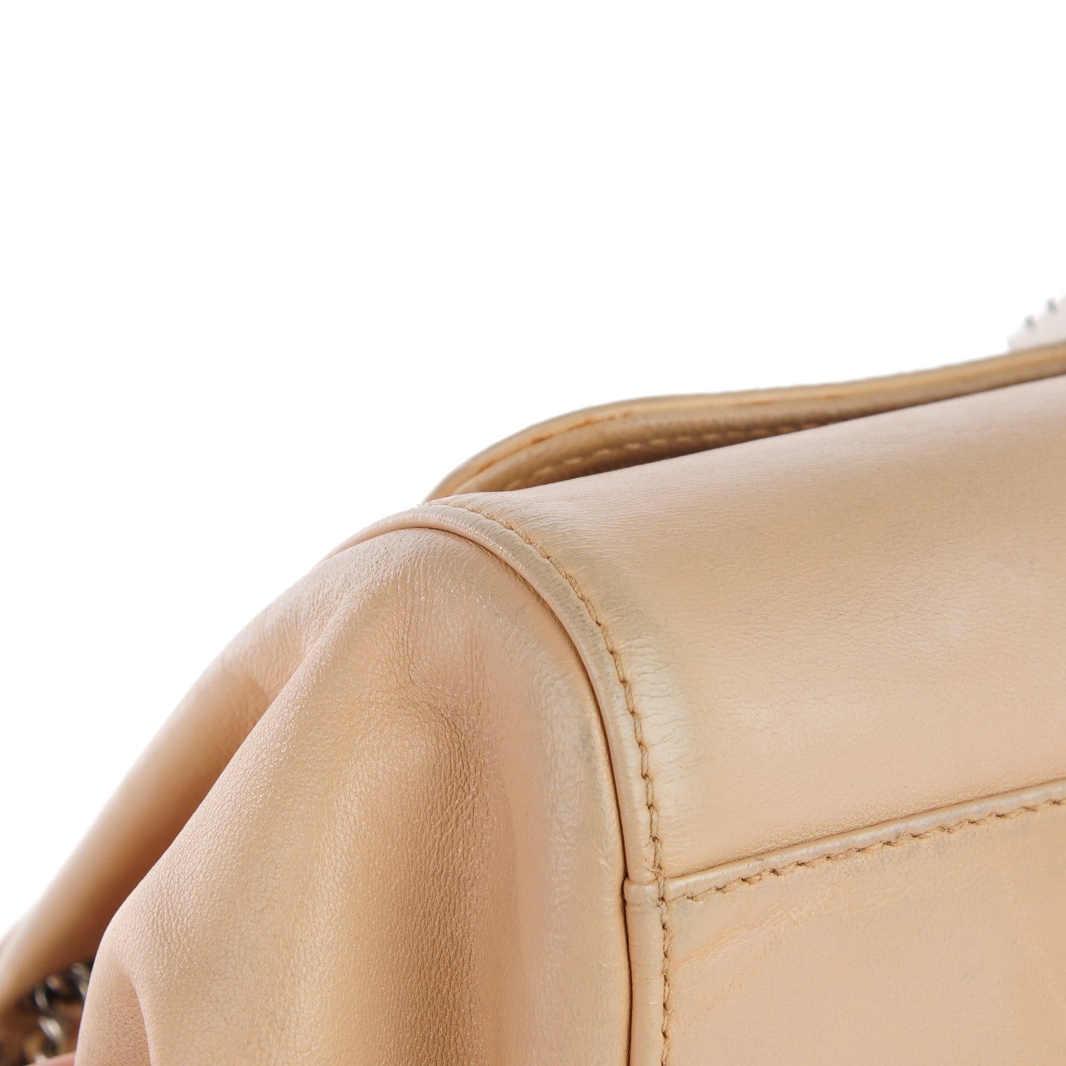 Chanel Lambskin Vertical Quilt Accordion Flap Beige 12 of 12