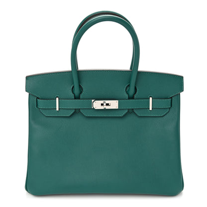 Hermes Epsom Birkin 30 Malachite 1 of 12
