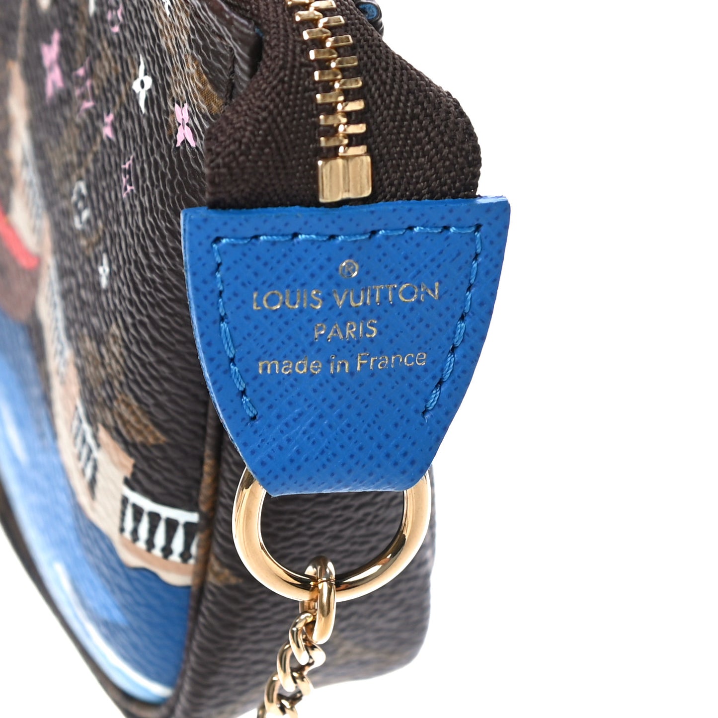 Monogram 2019 Christmas Animation Mini Venice Pochette Accessories Blue