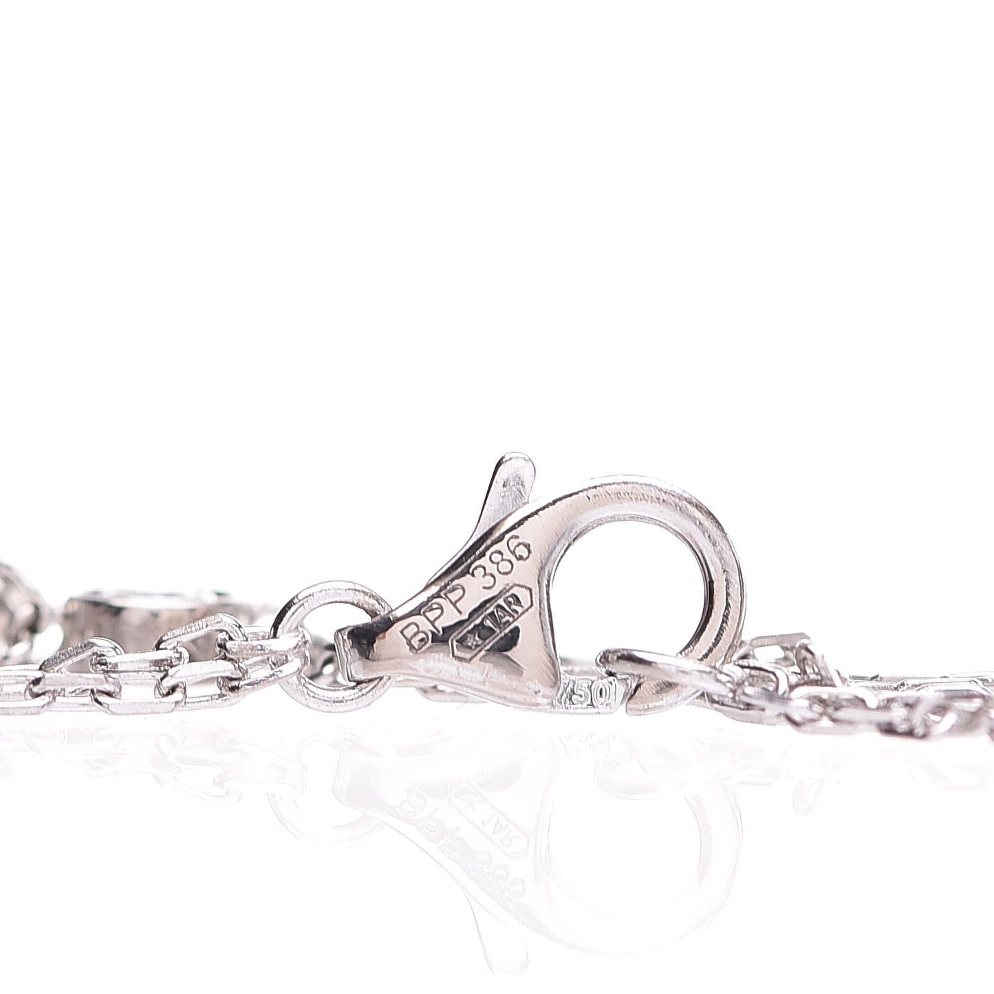 18K White Gold Diamond LOVE Bracelet
