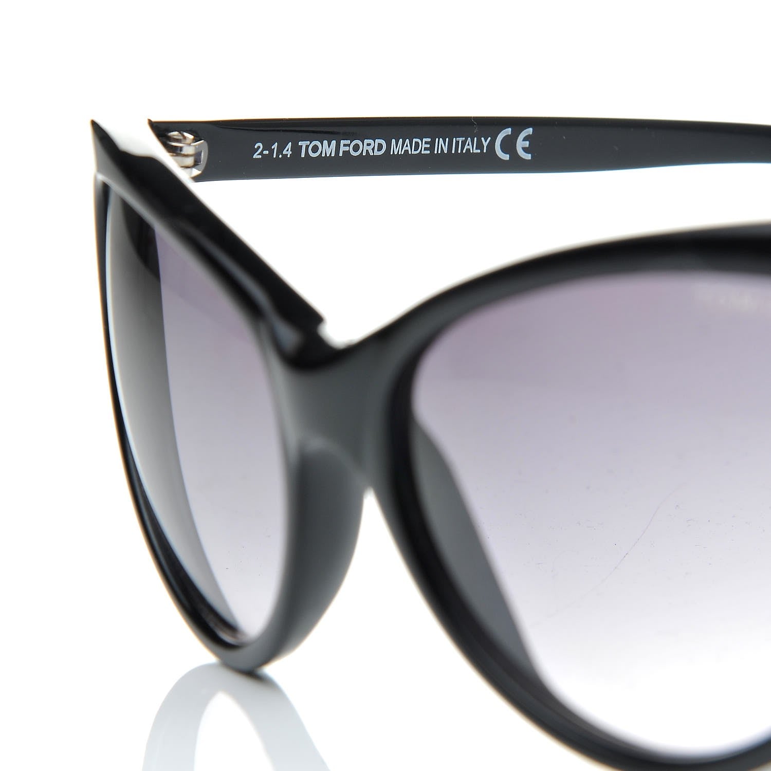 Tom Ford Acetate Nikita Cat Eye Sunglasses TF173 Black 6 of 15