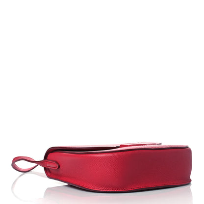 Celine Grained Calfskin Small Trotteur Dark Pink 4 of 10