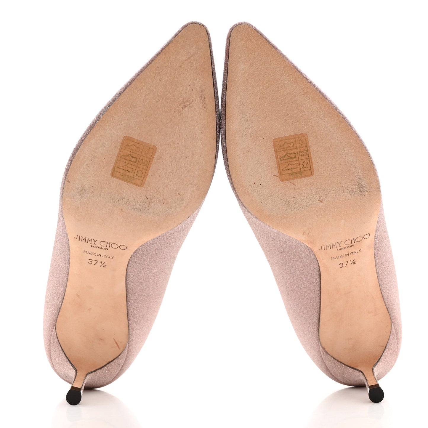 Coarse Glitter Pointy Toe 60 Pumps 37.5 Pink