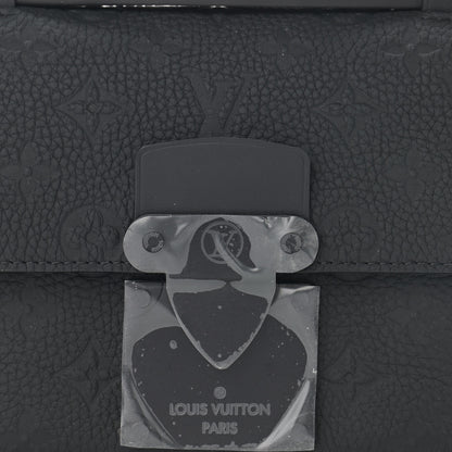 Louis Vuitton Taurillon Monogram S Lock Sling Bag Black 7 of 9