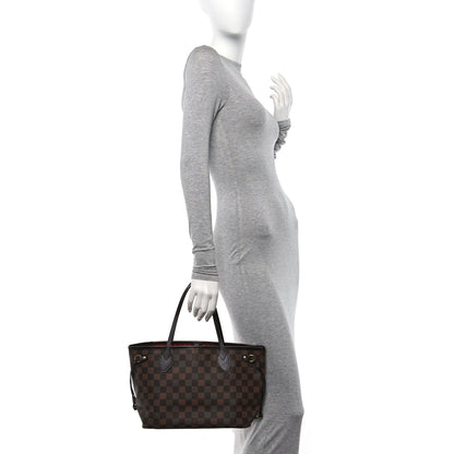 Louis Vuitton Damier Ebene Neverfull PM 2 of 10