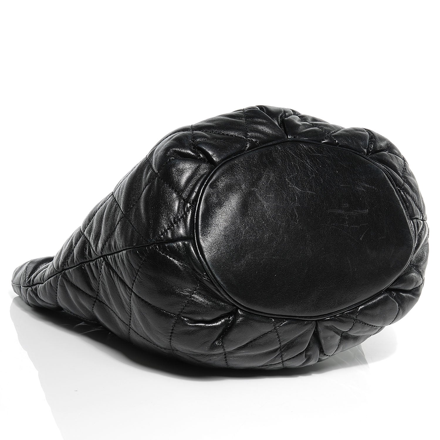 Chanel Lambskin Cloudy Bundle North South Tote Black 4 of 7
