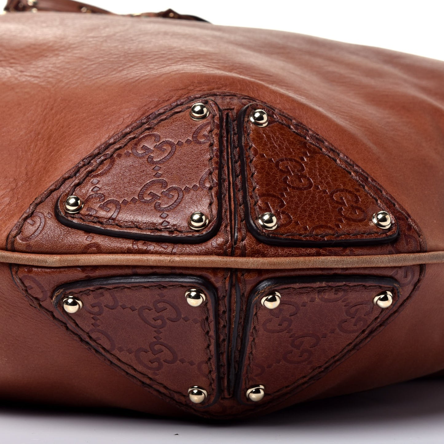 Calfskin Large Indy Top Handle Hobo Brown