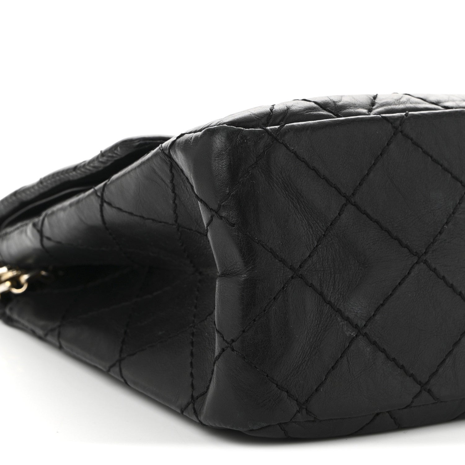 Chanel Aged Calfskin Quilted 2.55 Reissue 226 Flap Black 9 of 10